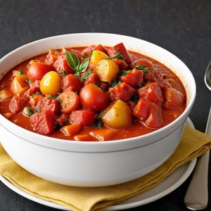 گوجه خشک در روغن زیتون و سیر