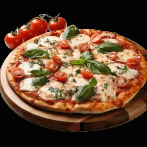 پیتزا مارگریتا ایتالیایی با پودر گوجه