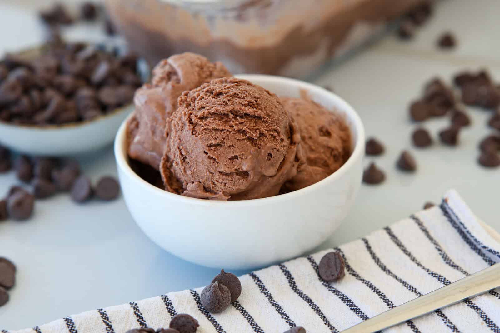3 ingredient chocolate ice cream