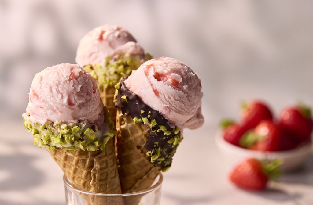 خرید پودر بستنی با طعم های مختلف